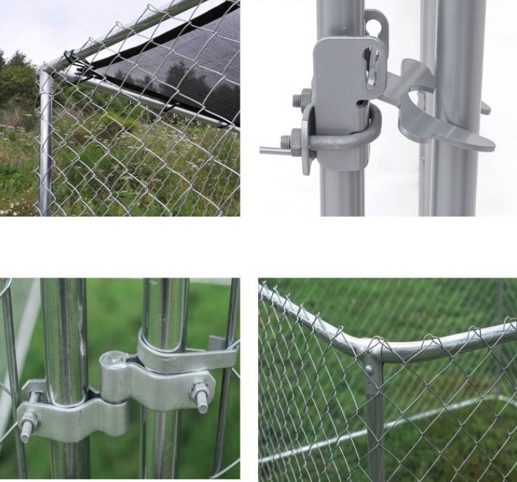 Dog Kennel Chain Link Fence steel wire mesh,panel fence stamping